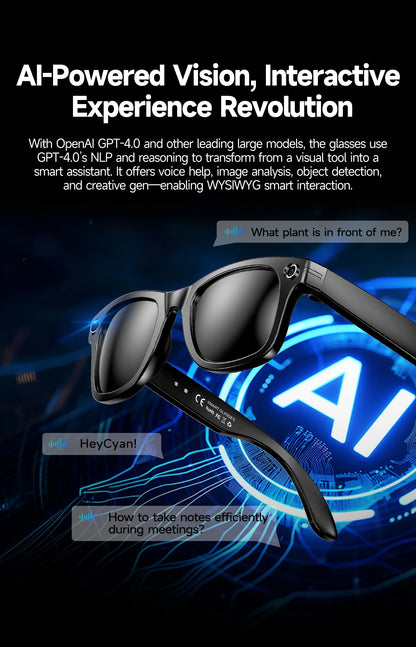 Gafas Inteligentes Visiontek | Cámara HD · Audio Bluetooth · Control por Voz